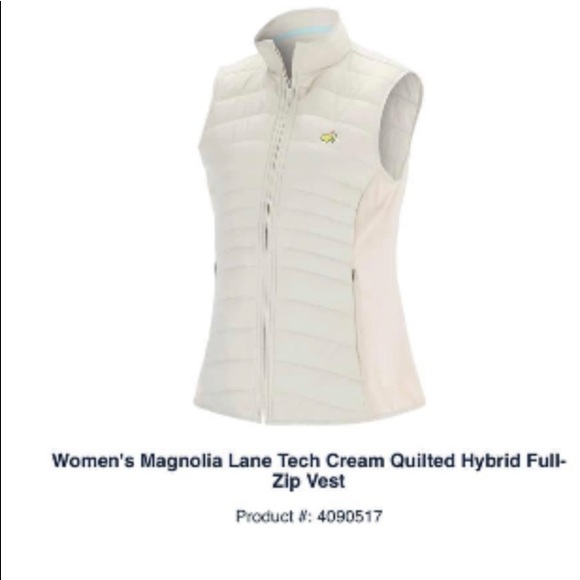 Jackets & Coats Nwt Augusta National Womens Gold Vest Poshmark